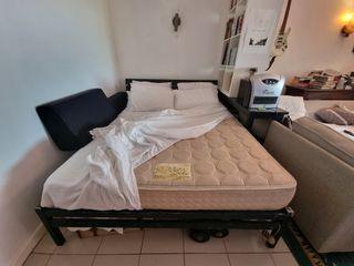 Rush Queen Orthopedic Matress and bed frame