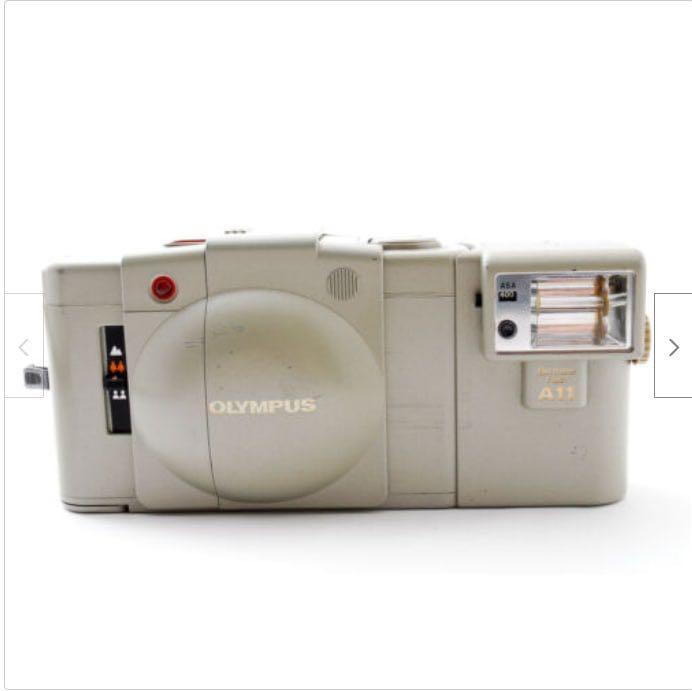 Rare Olympus XA2 Urban White with A11 flash (with free roll of