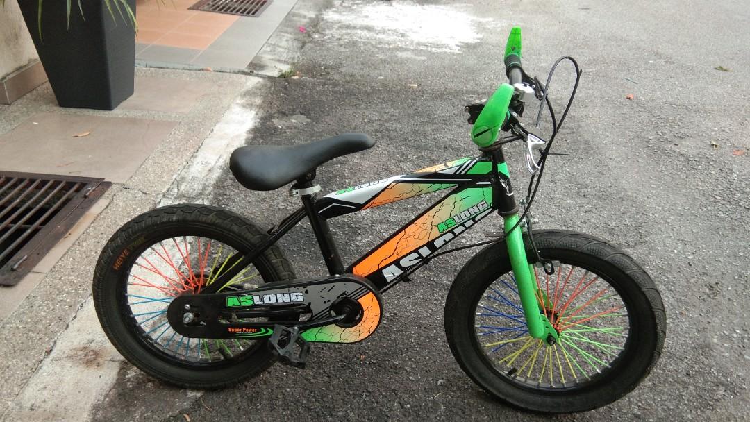 Rm119 basikal 2nd hand budak umur 5 7tahun Sports Equipment Bicycles Parts Bicycles on Carousell