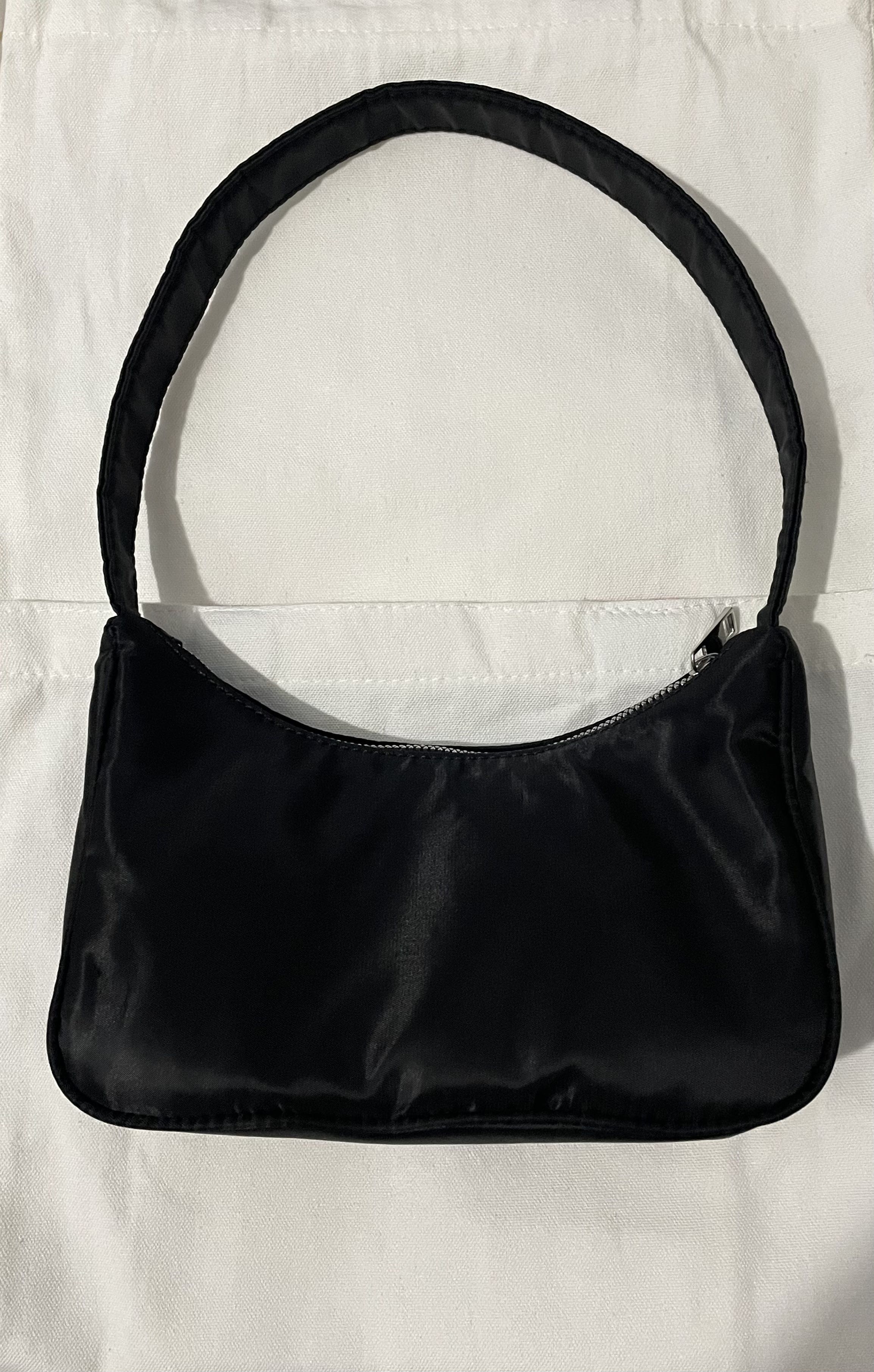 Rubi black nylon underarm bag