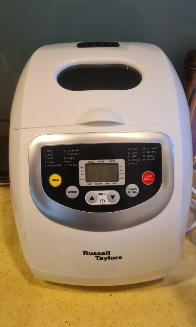 Russell taylor bread maker cheap