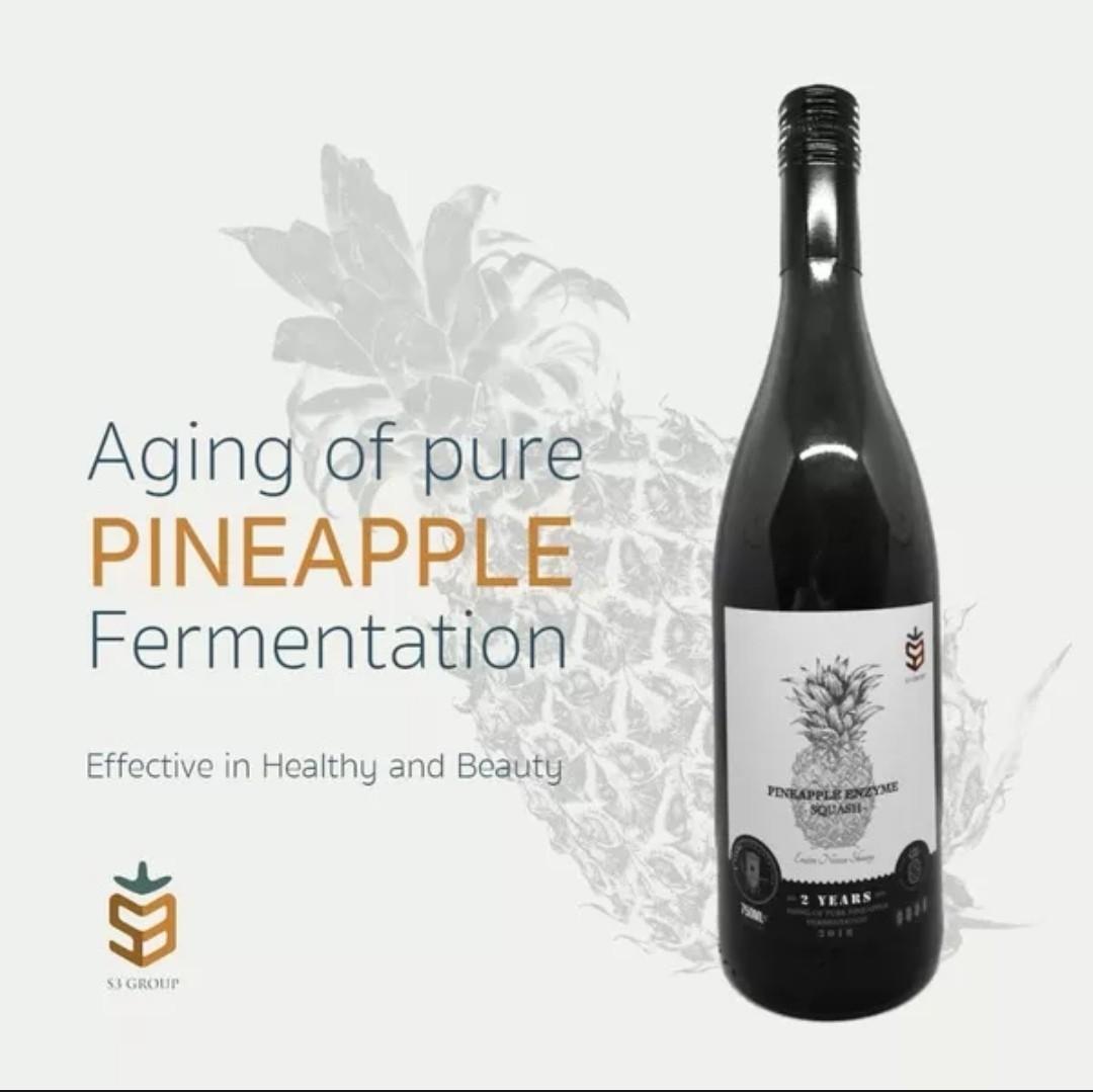 S3 Group Pineapple Enzyme Drink 750mL (Ready Stock), Food & Drinks
