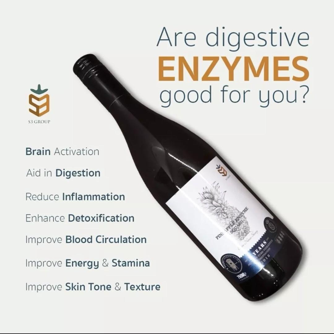 S3 Group Pineapple Enzyme Drink 750mL (Ready Stock), Food & Drinks