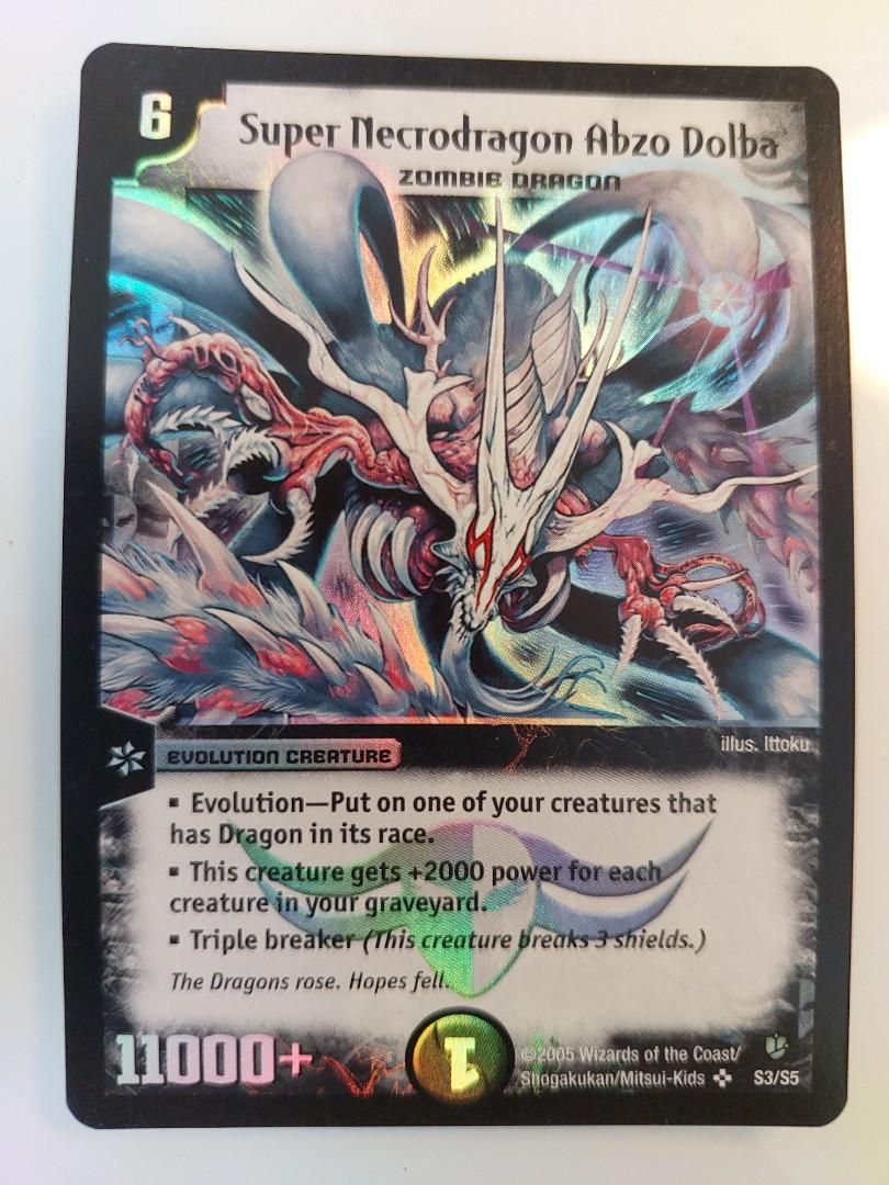 [DUEL MASTERS SET] Super Necrodragon Abzo Dolba & Necrodragon Bryzenaga ...