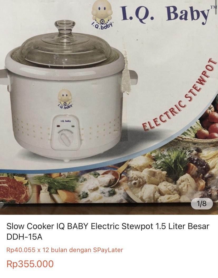 Slow Cooker iq baby bukan baby safe, Bayi & Anak, Perawatan & Makanan Anak di Carousell