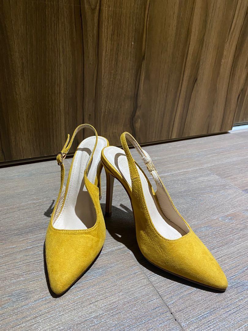 Sam Edelman Sandals Womens Size 5 Tan Leather Slip On Carmen Heels - $32 -  From Brenda