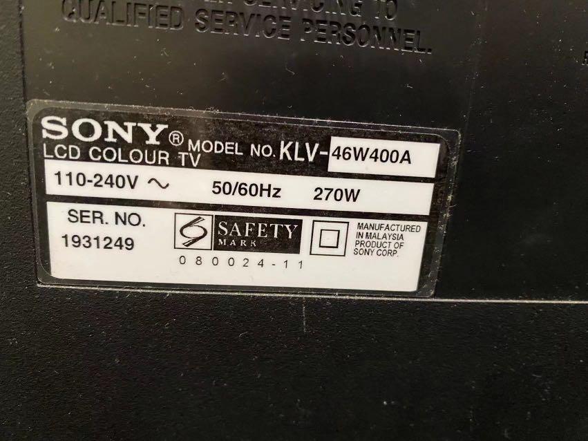 Sony Tv for sale, TV & Home Appliances, TV & Entertainment, TV on Carousell