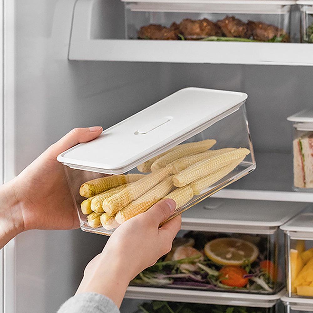 Stackable Fridge Food Container, Fridge Plastic Organizer, Refrigerator