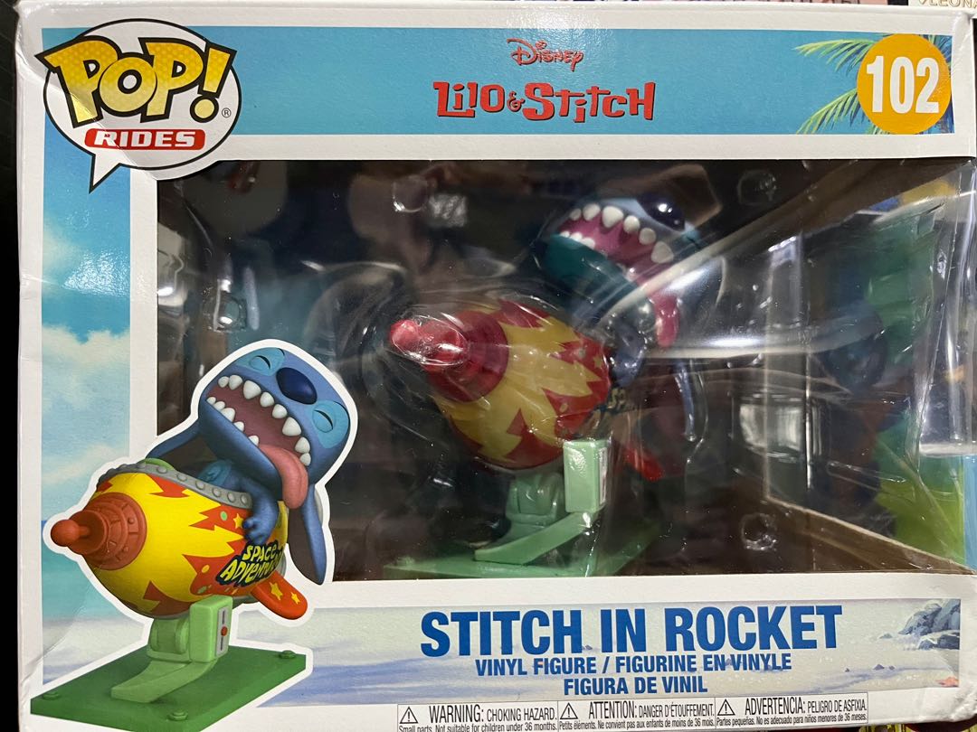 Stitch in Rocket Funko Pop! Rides, Hobbies & Toys, Toys & Games