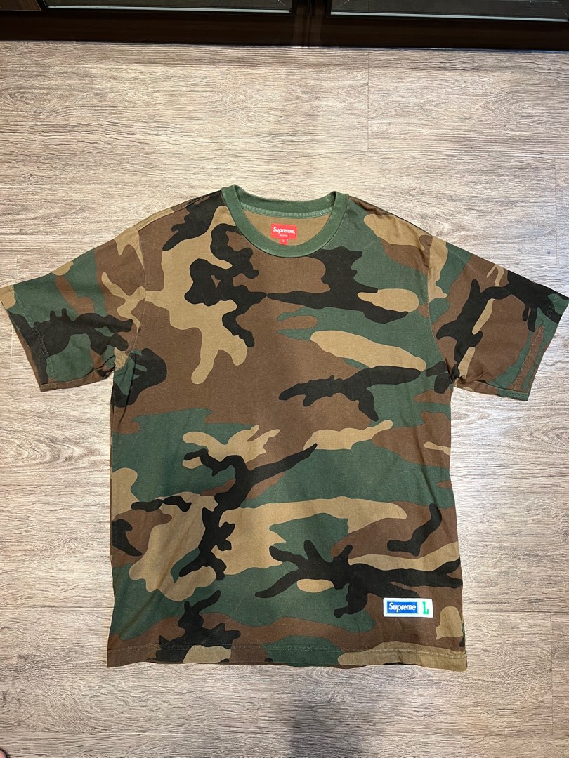 Supreme Athletic Label S/S Top Camo