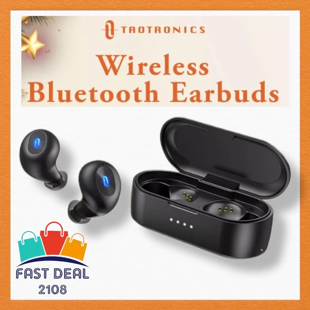 TaoTronics TT-BH077 Wireless Bluetooth Earbuds, Headphones 77, IPX7 Waterproof Hi-fi Stereo Sound, Audio, Earphones Carousell