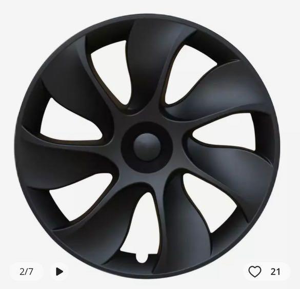Tesla Model Y uberturbine 19” Wheel Cover, Car Accessories, Tyres & Rims on  Carousell