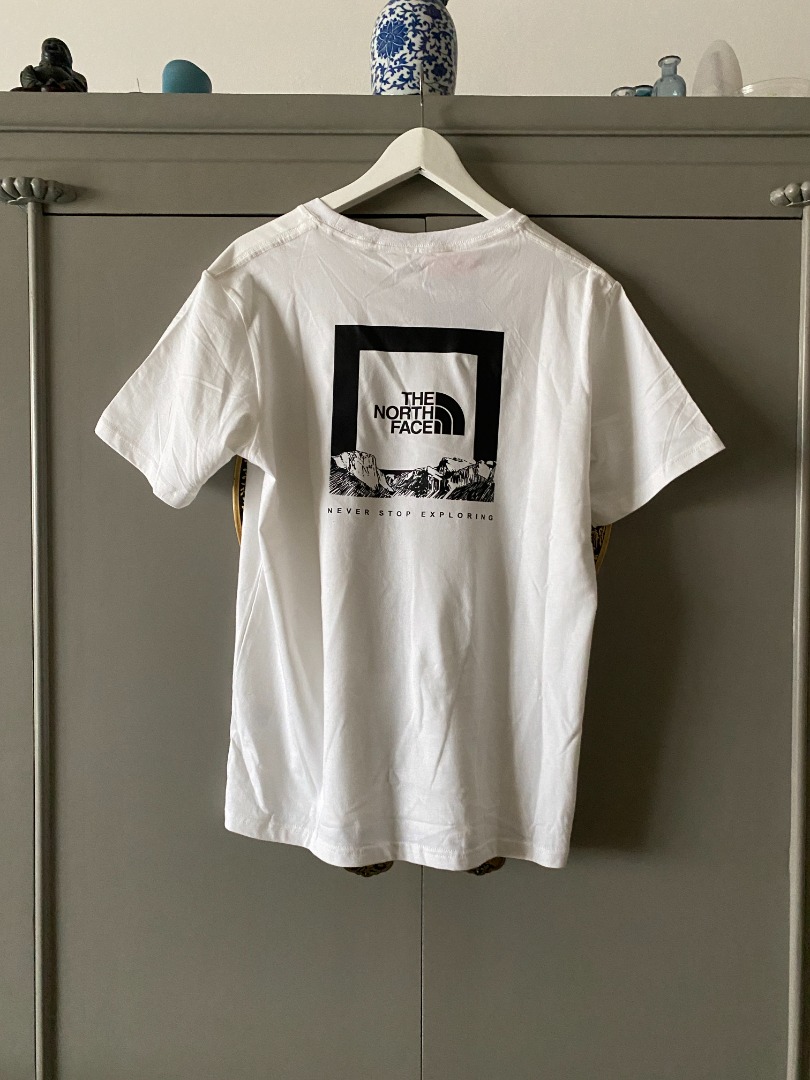 The North Face Tshirt Size XL Asian Size White Men s Fashion Tops Sets Tshirts Polo Shirts on Carousell
