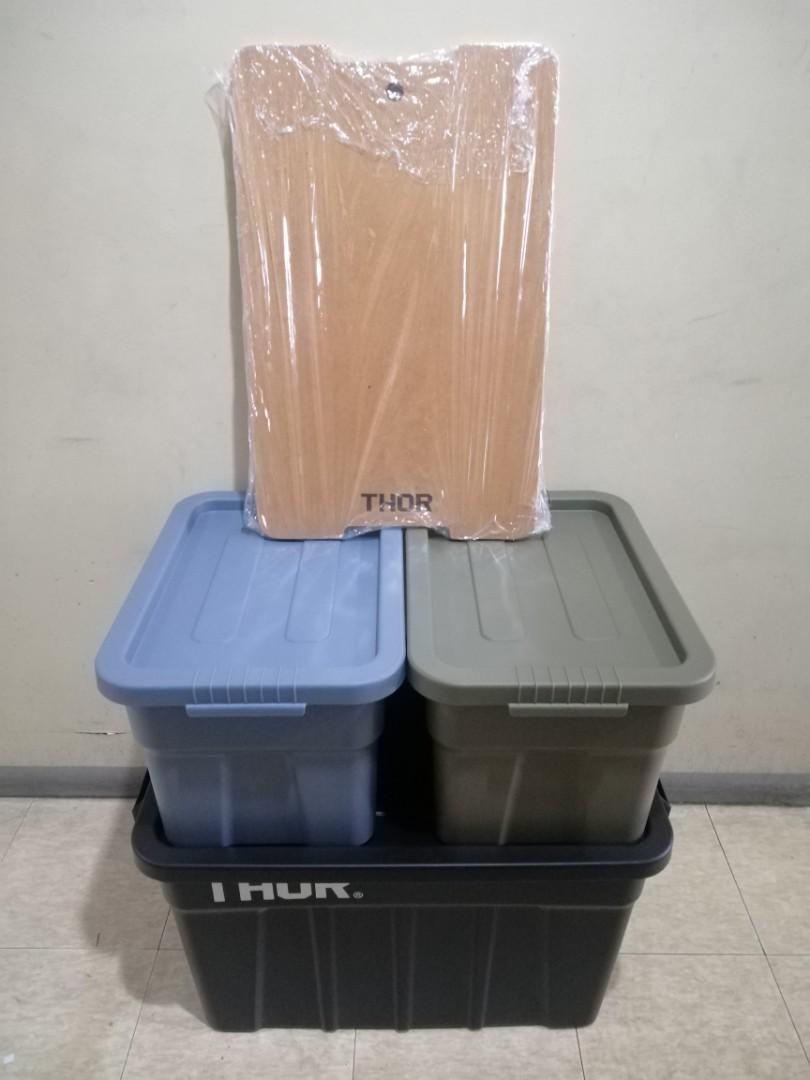THOR Stackable Storage Box with Lids, Furniture & Home Living, Home