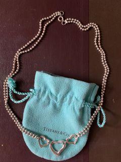 Tiffany & co. Triple heart necklace