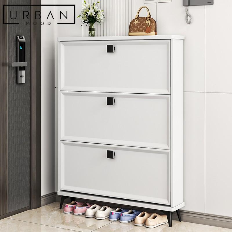 Ultra thin deals shoe cabinet