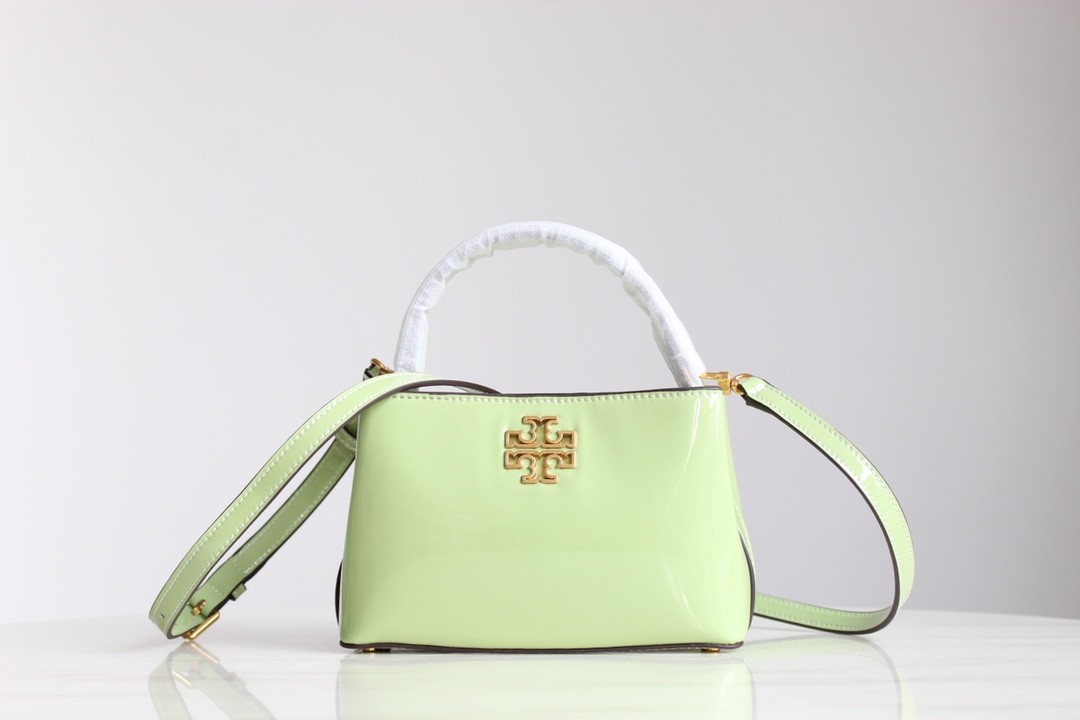 Tory Burch Britten Patent Micro Satchel Mint Green, Women's Fashion, Bags &  Wallets, Shoulder Bags on Carousell