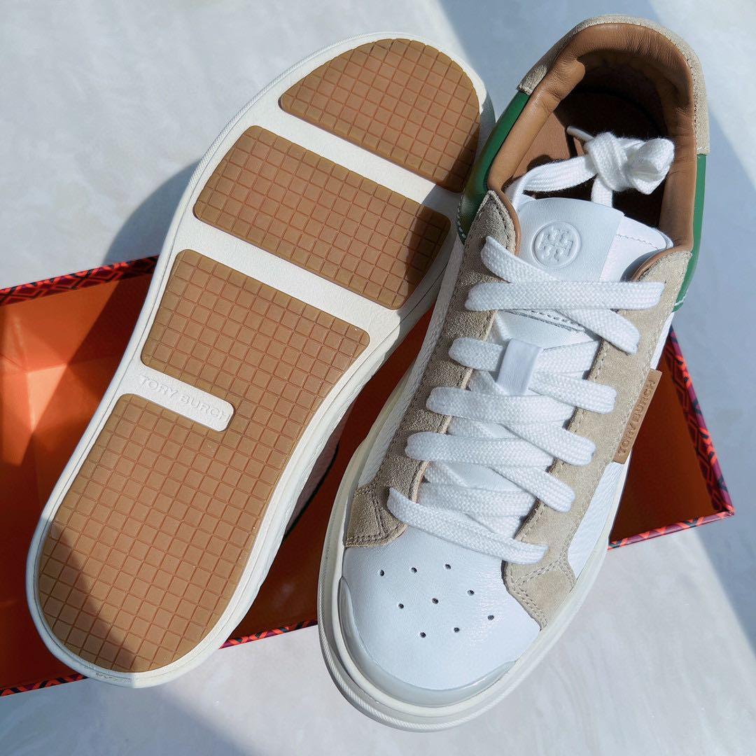 Tory Burch Hank Court Sneakers Women #39 s Fashion Footwear Sneakers on