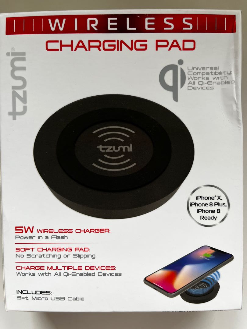 Tzumi Wireless Charging Pad, Mobile Phones & Gadgets, Mobile & Gadget