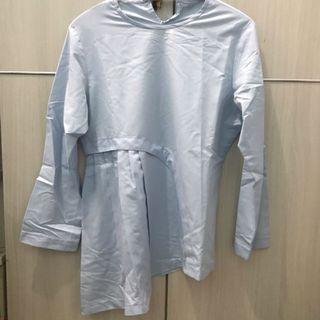 unbranded blouse baby blue