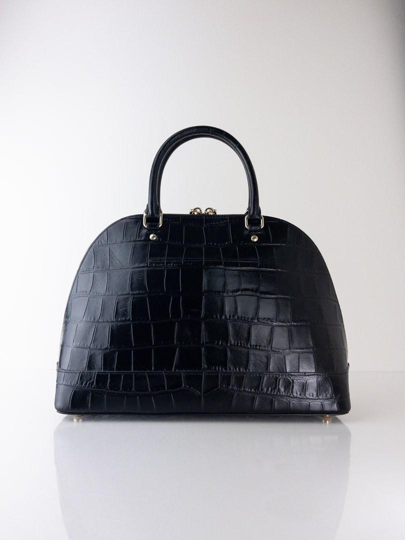 Coach Crocodile-Embossed Leather Handbags | Mercari