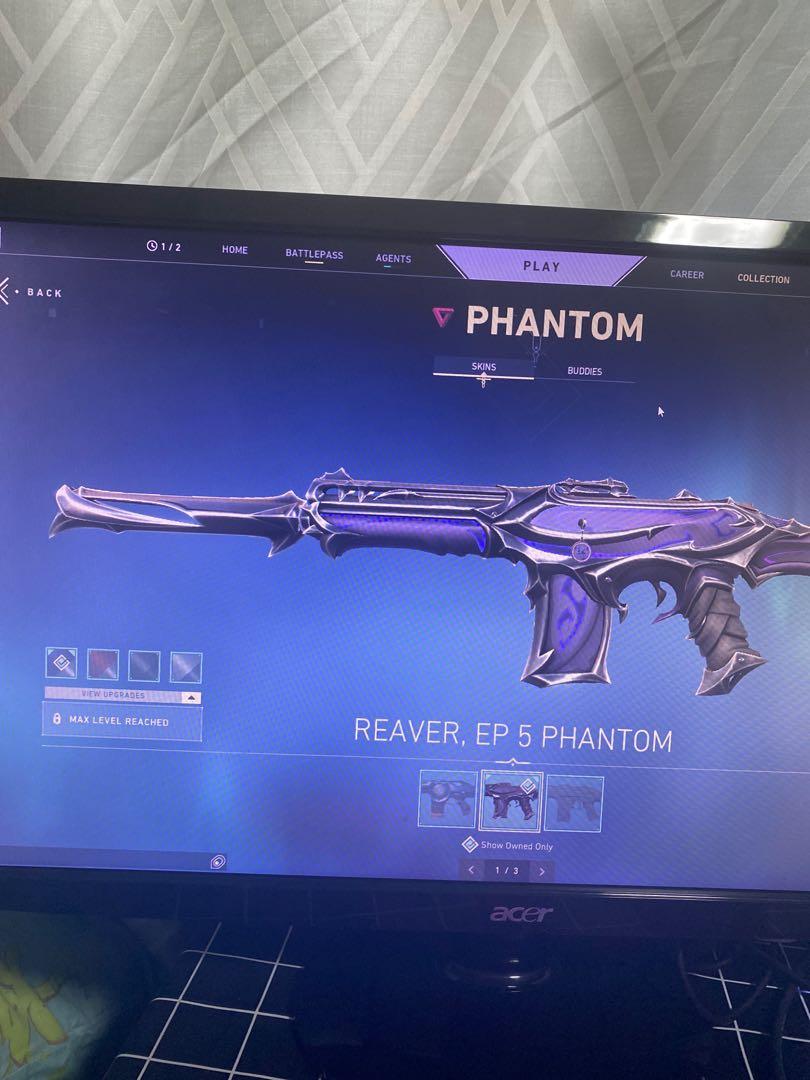 Valorant Bronze 3 account (Reaver Phantom and Vandal), Video Gaming