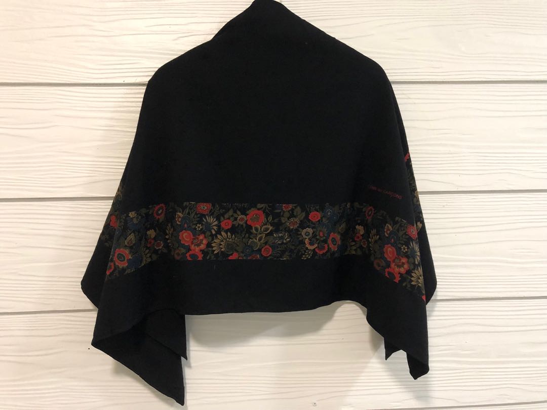 Vintage 1988 Comme des Garcons wools scarf Women s Fashion