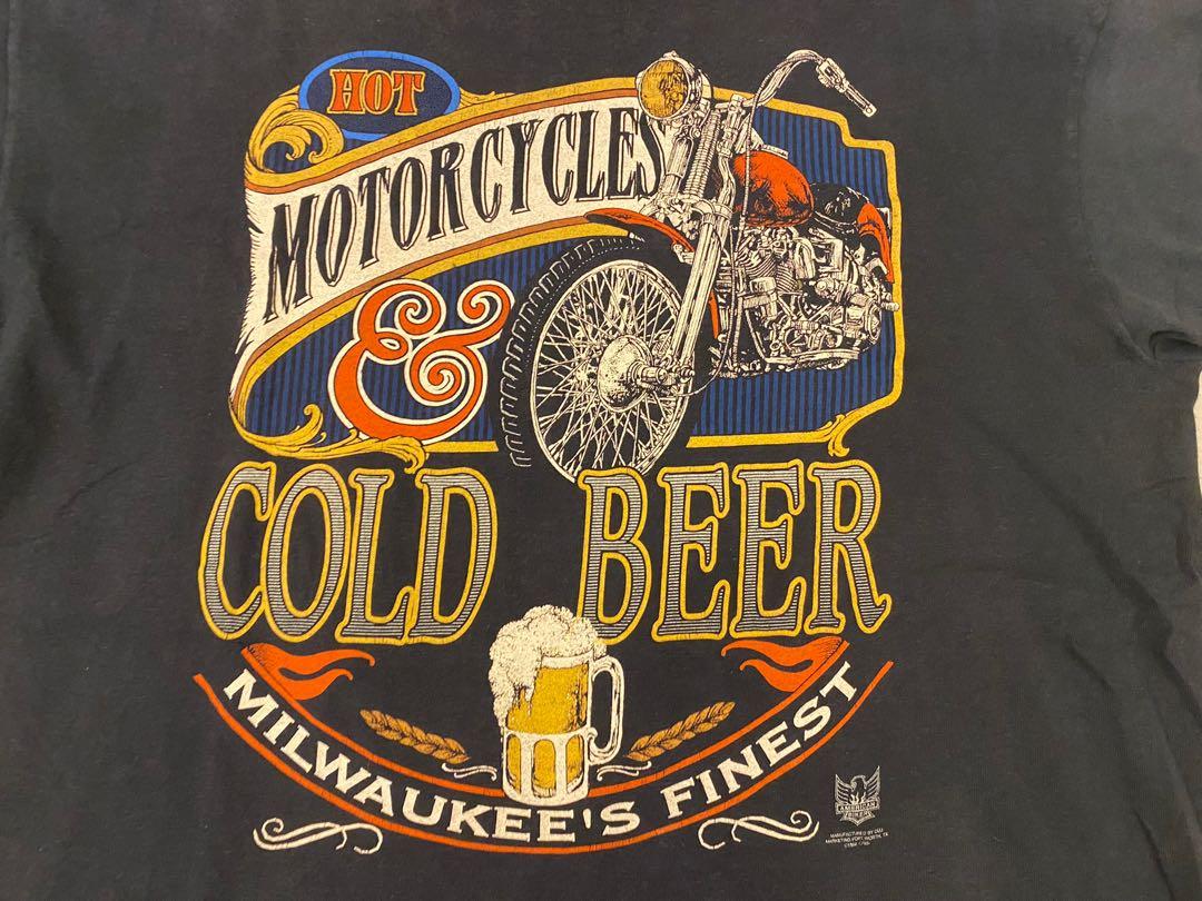 Vintage Cold Beer tee, Men's Fashion, Tops & Sets, Tshirts & Polo