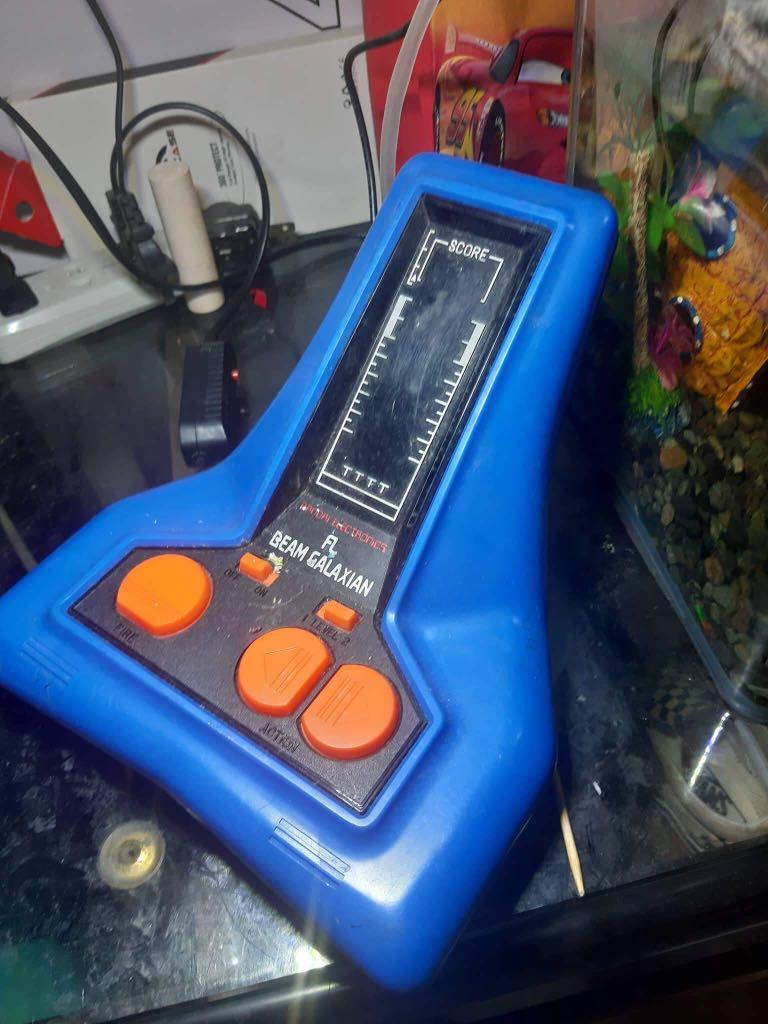 Vintage LF Beam Galaxian toy working (Category: Interactive Toys) located in Manila. Submitted by robert.smith (Listing ID 1179093849, Image 2). Description: Vintage working LF beam galaxian video games ,1500 adaptor not included,2k with adaptor.
