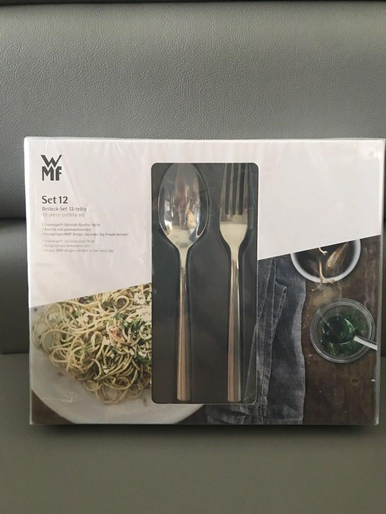 WMF (Set of 12) Fork & Spoon, Furniture & Home Living, Kitchenware