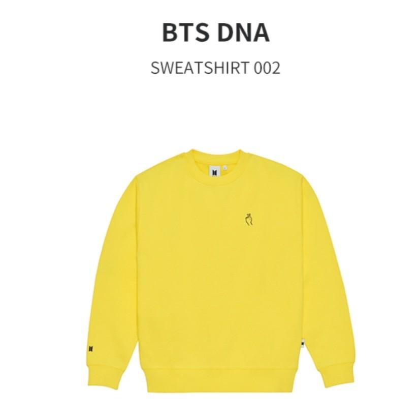 WTS BTS House of BTS Popup Store DNA Sweatshirt Yellow, Hobbies & Toys, Memorabilia