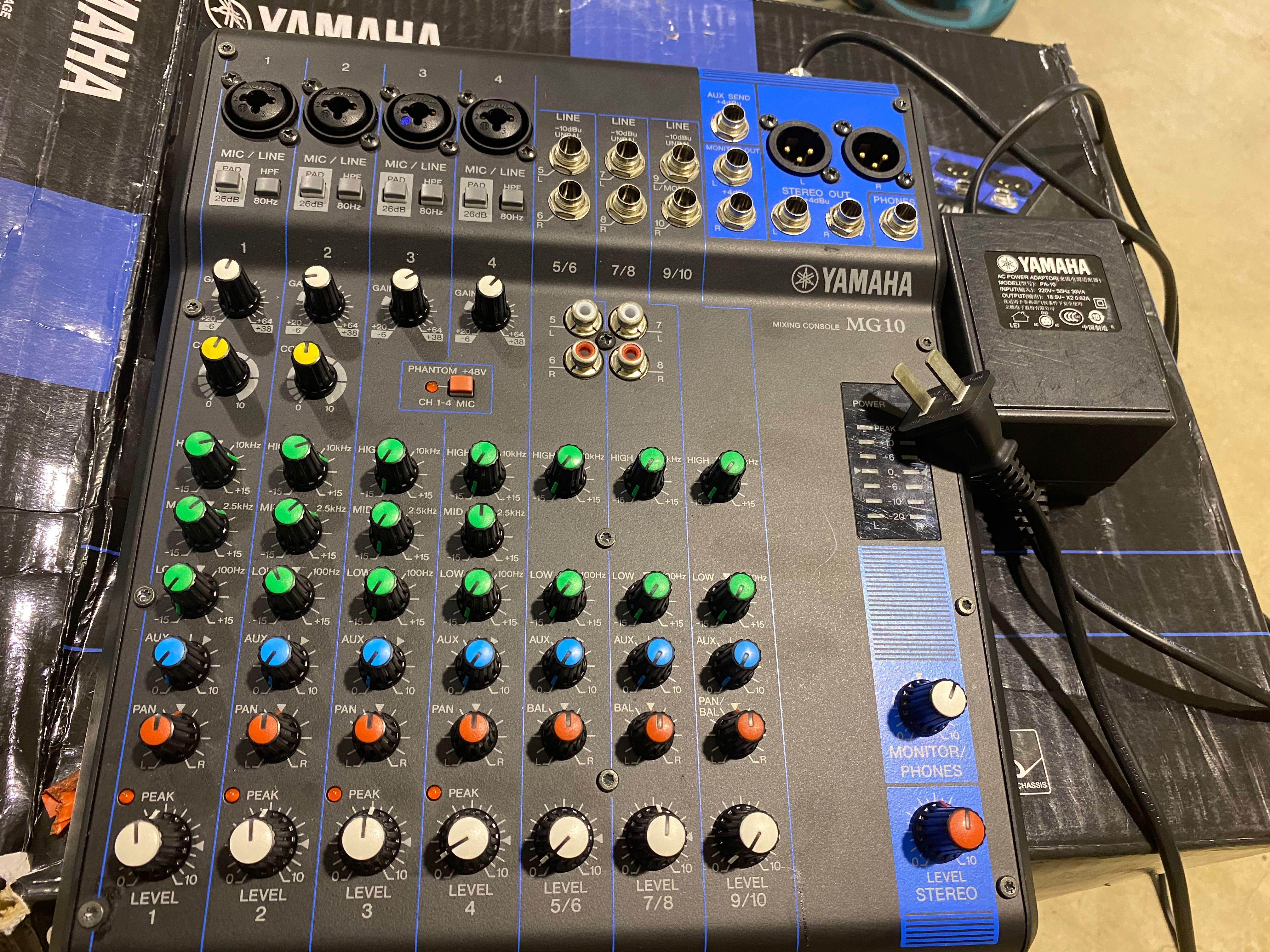 Yamaha MG10 analog mixing console, Hobbies & Toys, Music & Media, Music