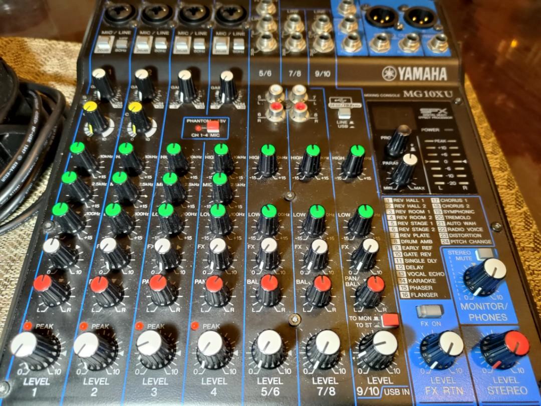 Yamaha mixer mg10xu, 音響器材, 其他音響配件及設備 Carousell