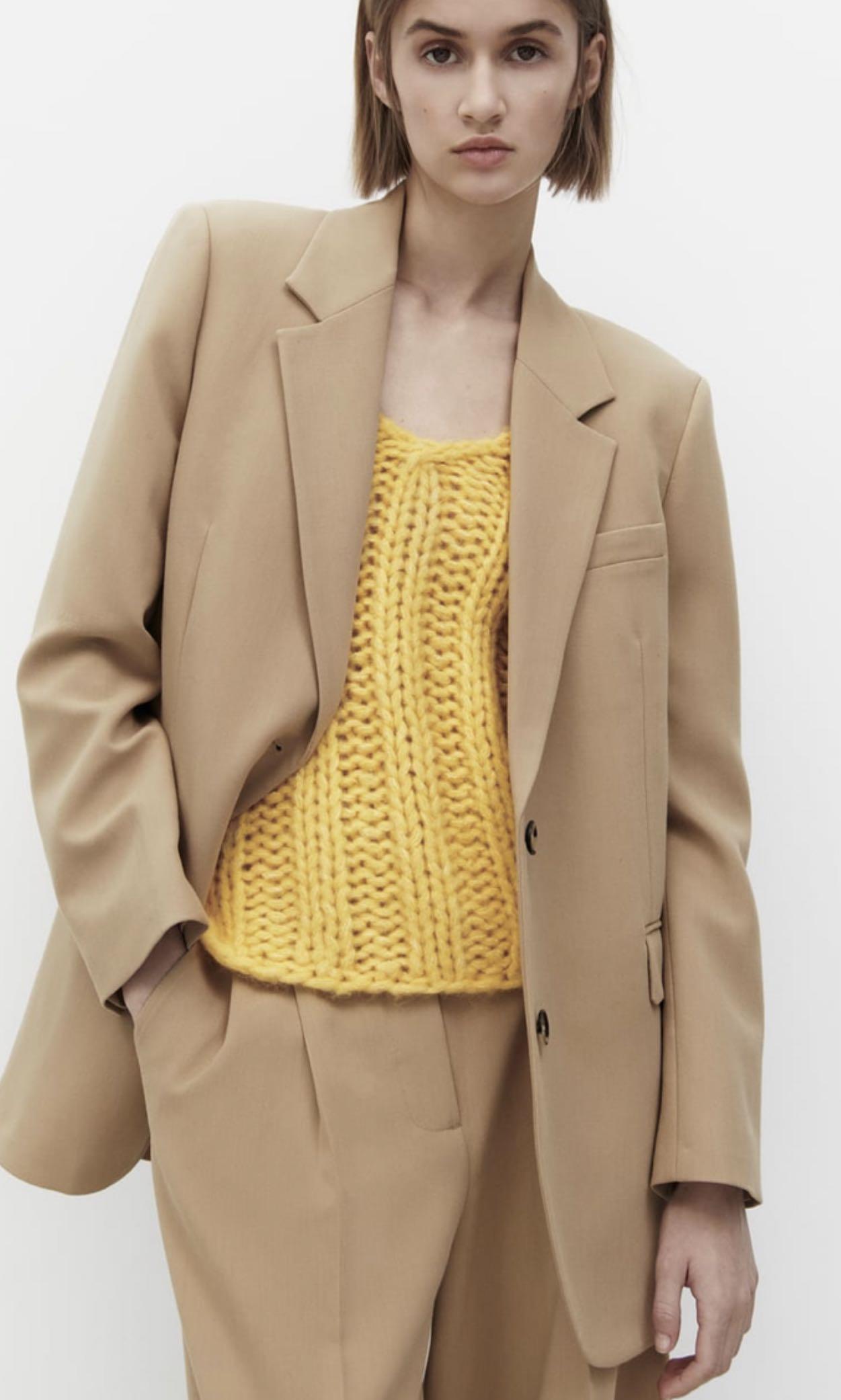 Костюм Oversize кэмел