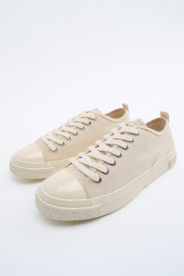 Zara canvas sale shoes