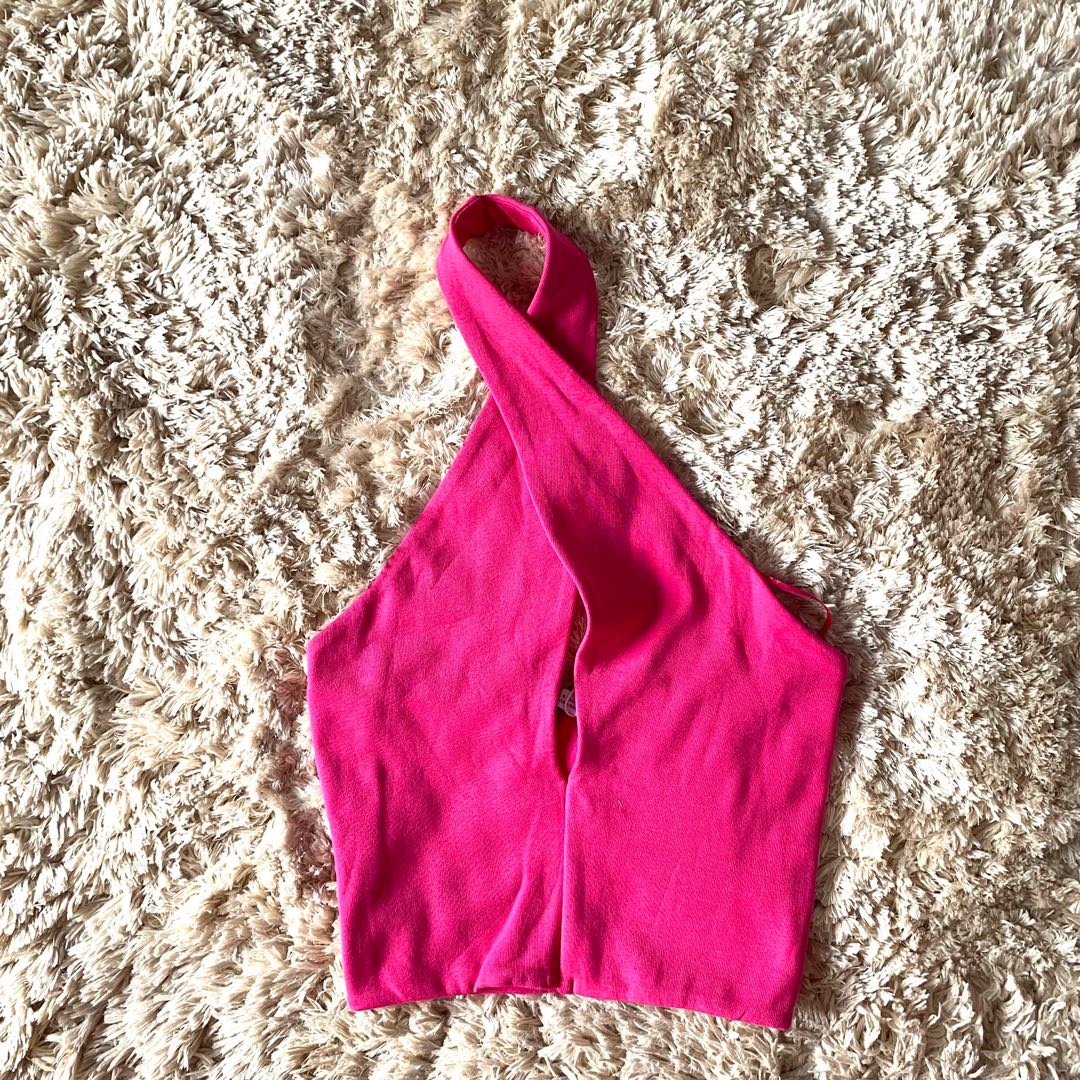 Zara pink halter top Clearance