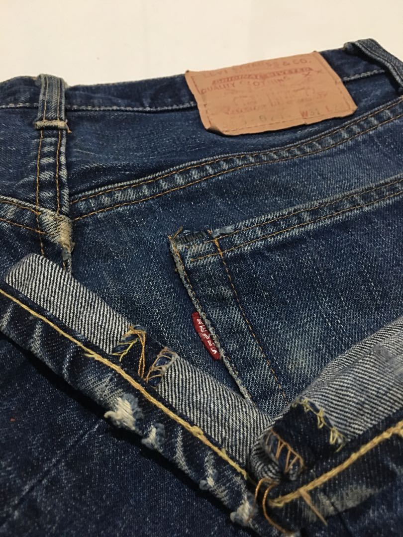 1960s Levis 505-0217 Big E, Men's Fashion, Bottoms, Jeans on Carousell