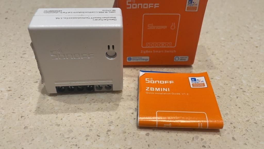 SONOFF ZigBee Mini Smart Switch Two-way, Works with Alexa, SmartThings Hub,  Philips Hue, Google Home&SONOFF ZBBridge, ZigBee Hub Required