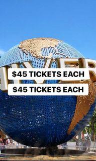 $45 Universal SG tickets