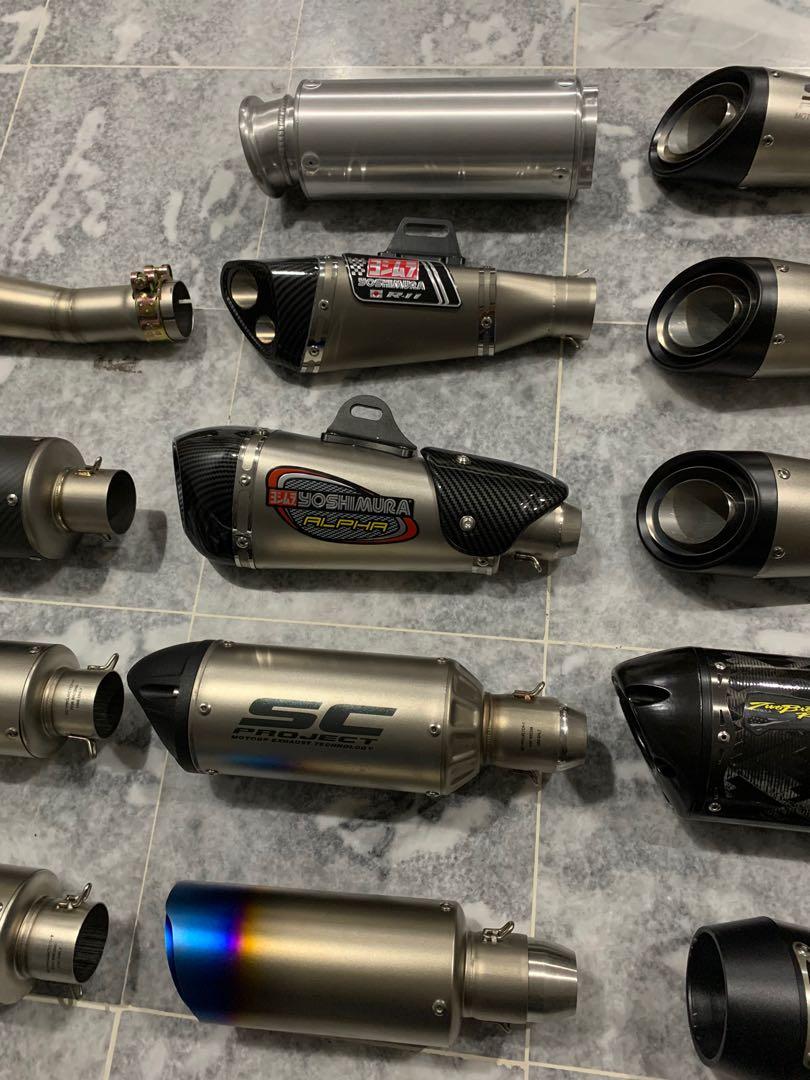 51MM MUFFLER EXHAUST MOTOR SUPERBIKE AKRA YOSHI TBR SC PROJECT