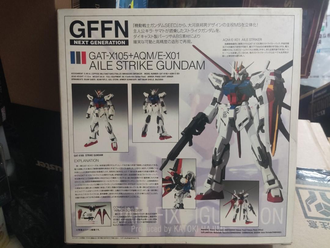 Bandai Fix Figuration Aile Strike Gundam GAT-X105 AQM/E-X01