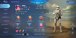 🔥 HIGH WINRATE MOBILE LEGEND ACCOUNT 🔥