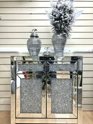 Crushed diamond store mirrored sideboard