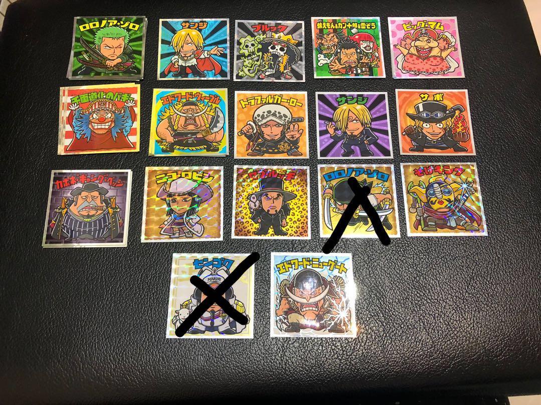 日本 餅貼one Piece 海賊王超新星編新世界編1 2 懷舊貼紙同人貼紙 興趣及遊戲 玩具 遊戲類 Carousell