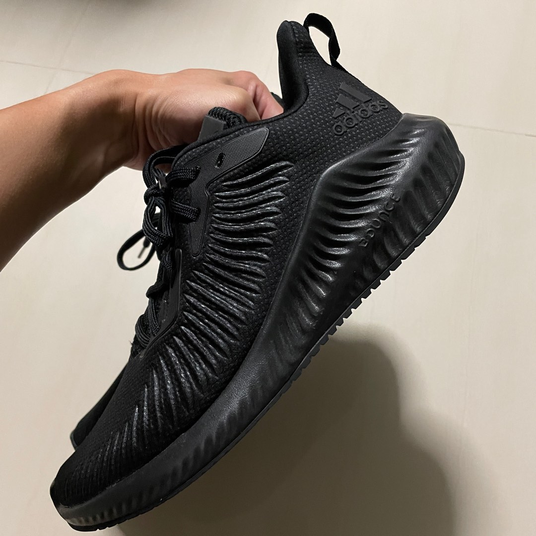 All black clearance adidas alphabounce