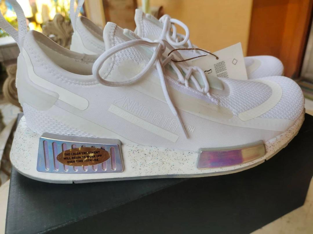 Adidas NMD R1 SPECTOO White Hologram Women s Fashion Footwear