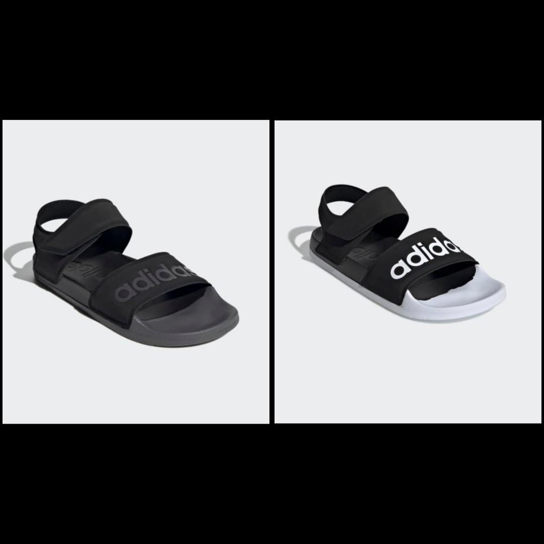 Adidas slide adjustable, Men's Fashion, Footwear, Flipflops and Slides