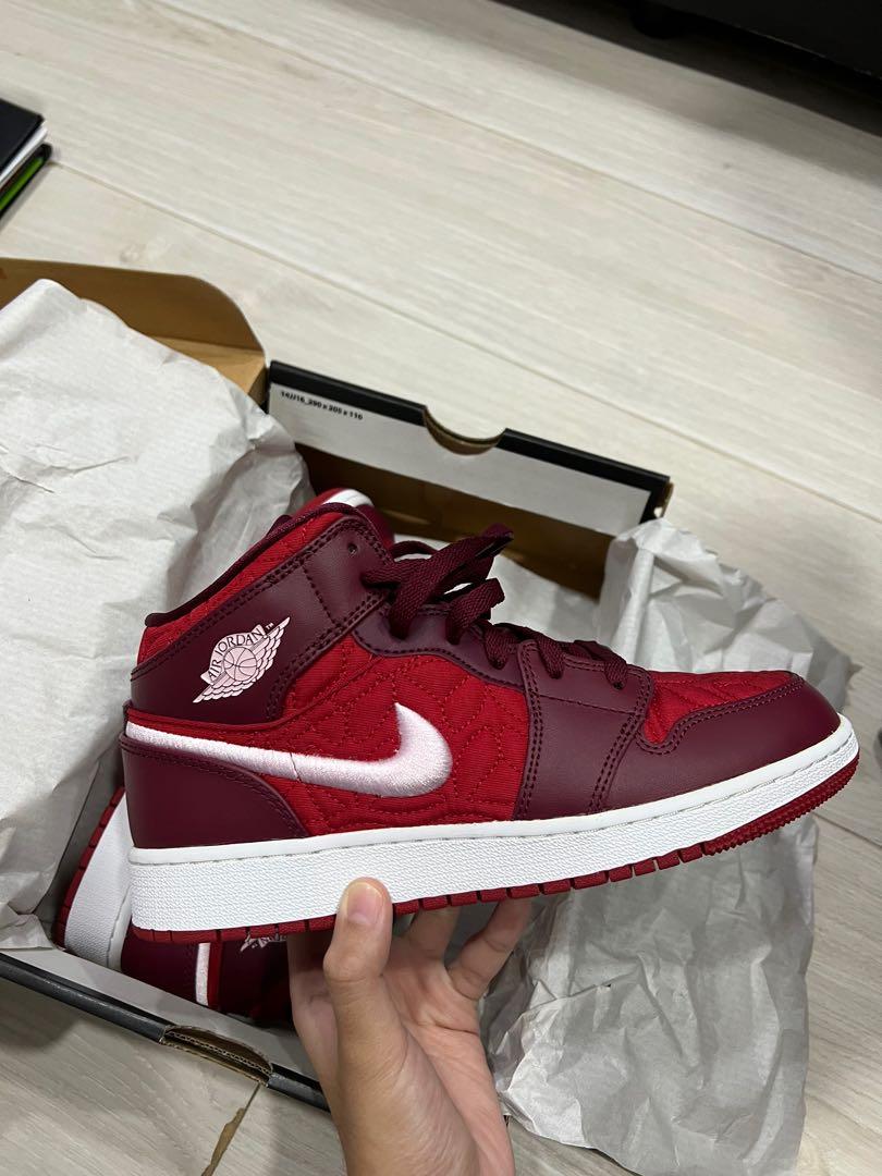 gym red pink foam jordan 1