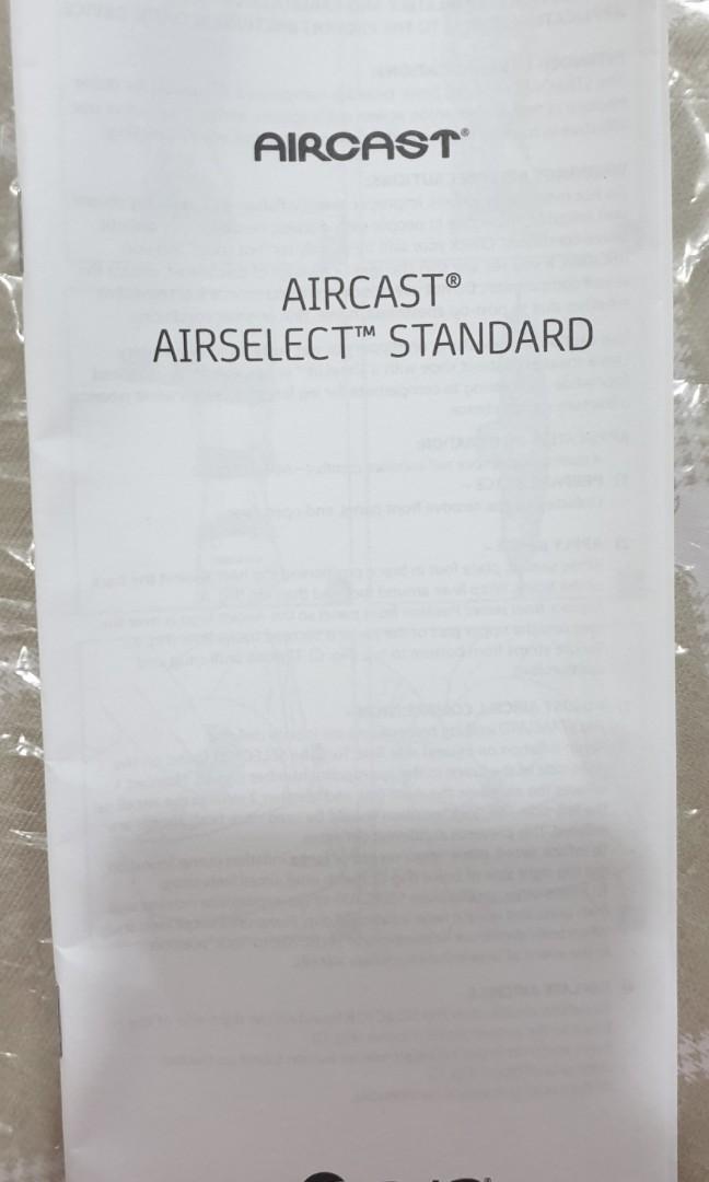 Aircast Airselect Standard walker boots (SMALL), Health & Nutrition