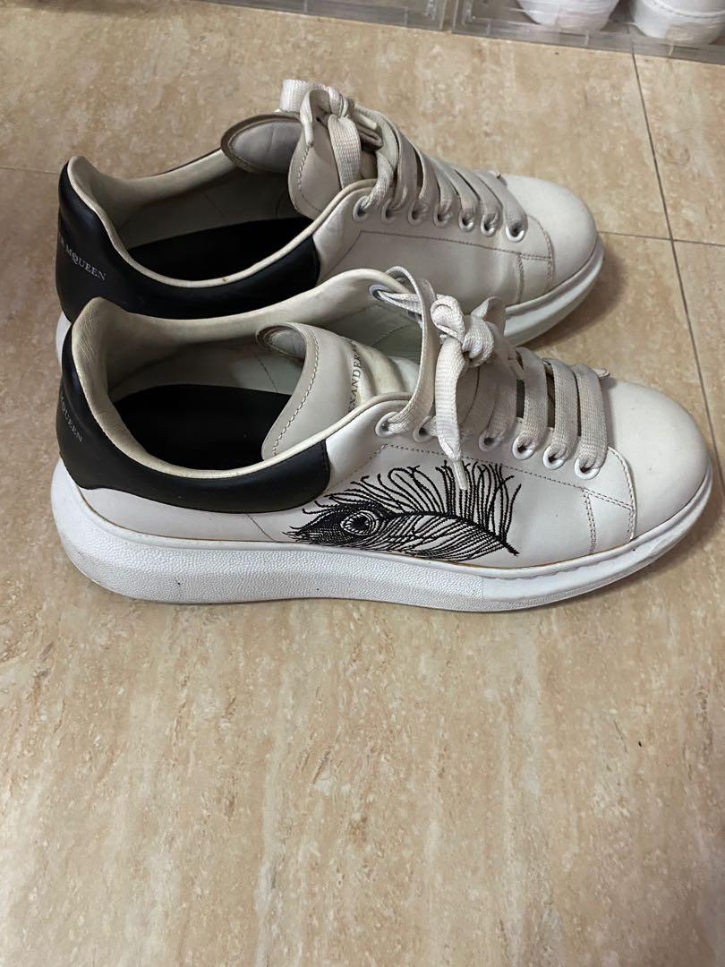 Alexander mcqueen cheap feather sneakers